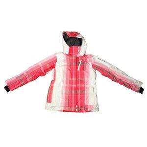 Helly Hansen Performance Waterproof Pink & White Ski Jacket Womens Small